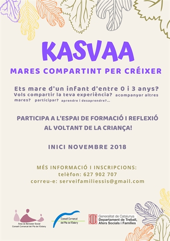 Projecte KASVAA*: mares compartint per créixer